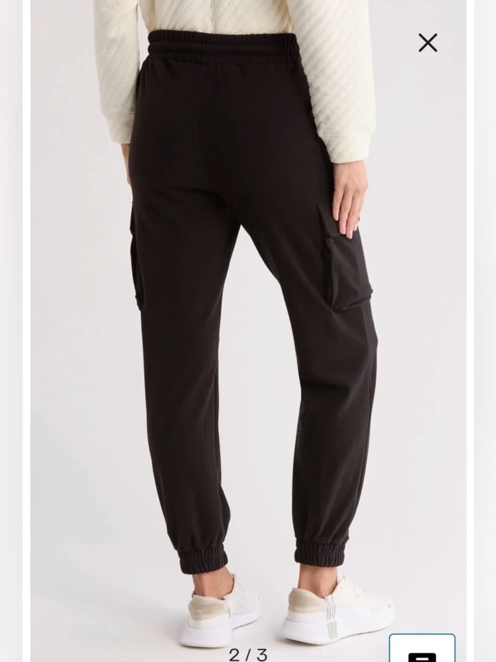 NWT- ZELLA Cozy Utility Joggers, Black, Large - Picture 2 of 13